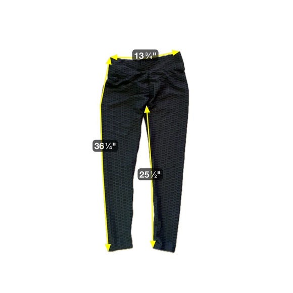 Source Unknown Black Textured Leggings‎ - Picture 4 of 4